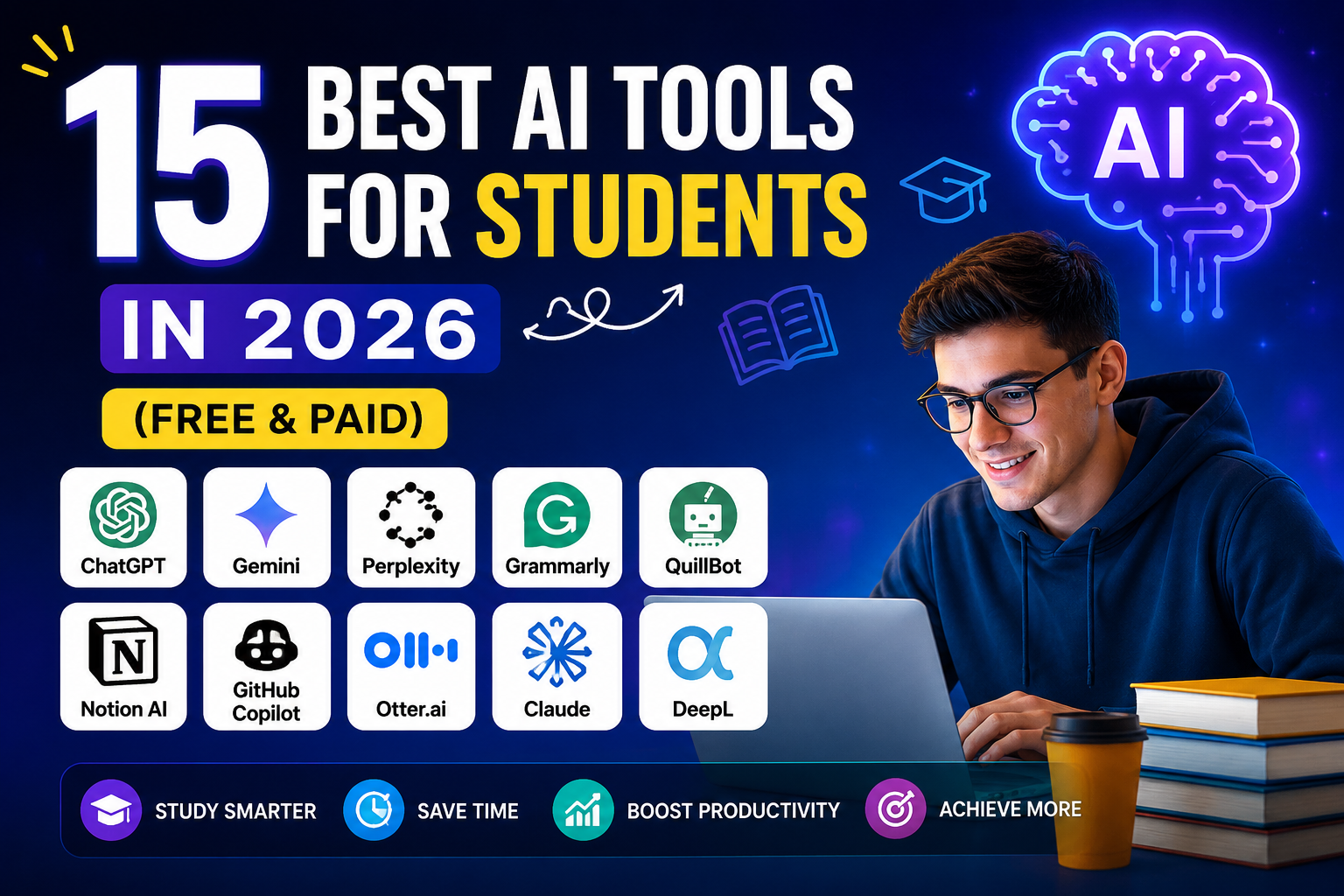 15 Best AI Tools for Students in 2026 (Free & Paid)