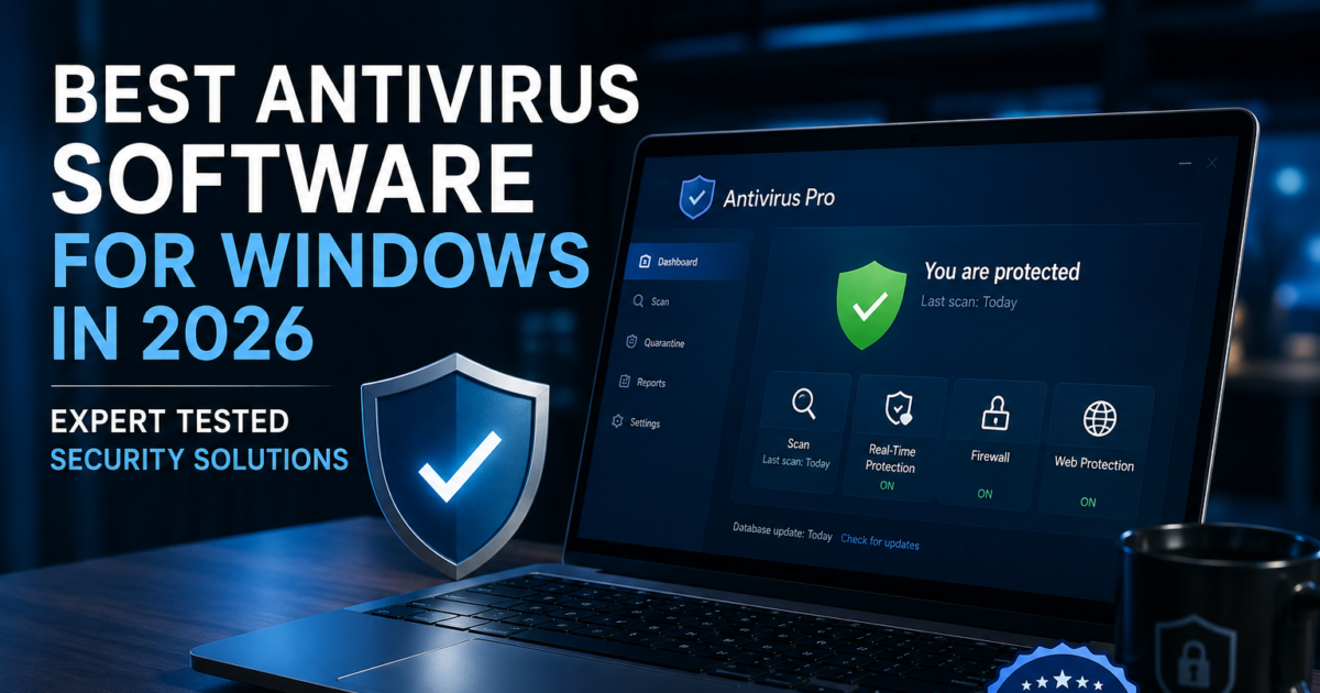 Best Antivirus Software for Windows in 2026 – Expert Tested Security Solutions