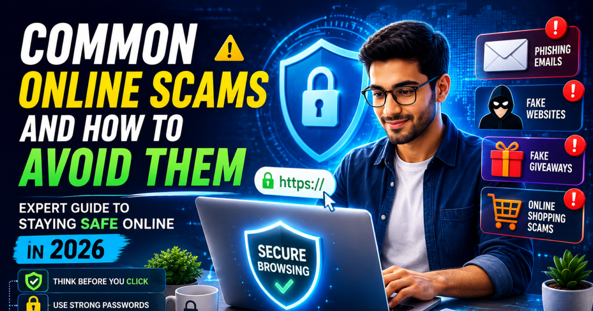 Common Online Scams and How to Avoid Them: Expert Guide to Staying Safe Online in 2026