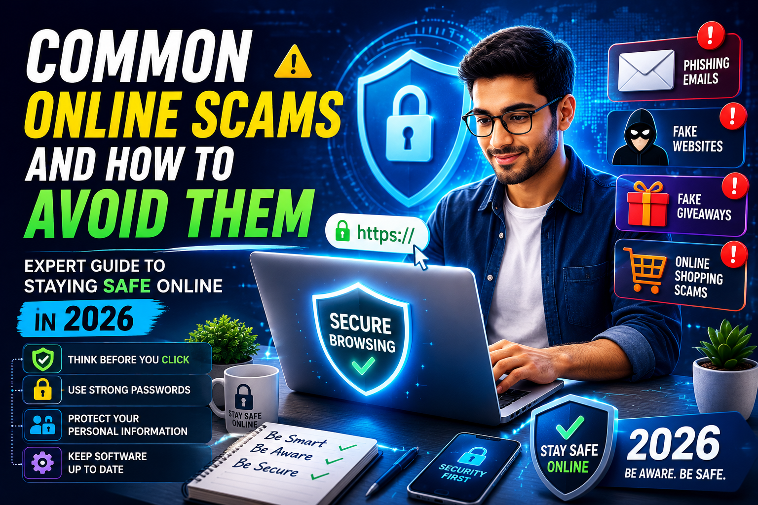 Common Online Scams and How to Avoid Them: Expert Guide to Staying Safe Online in 2026