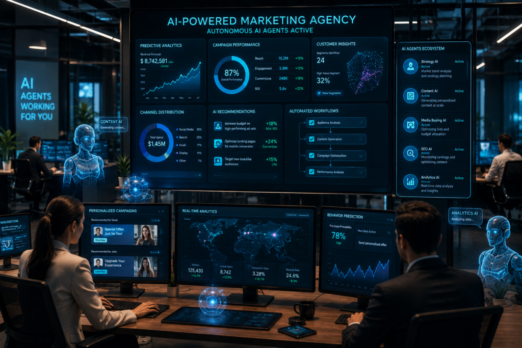 AI-powered marketing control centre