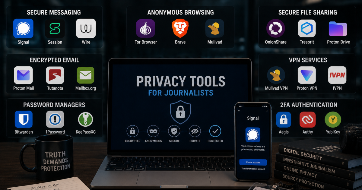 secure communication for journalists