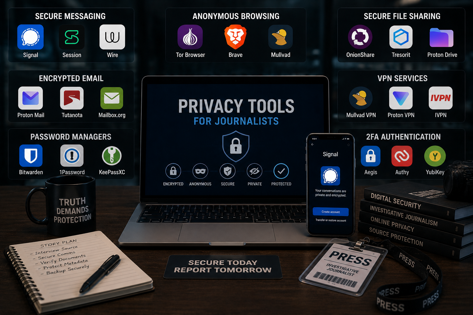 secure communication for journalists