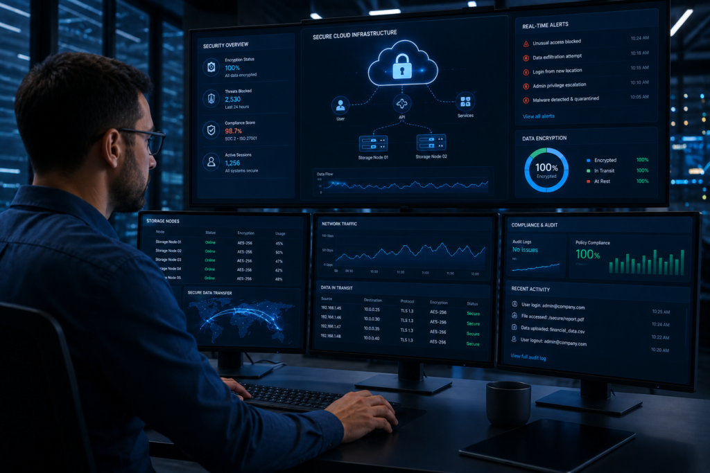 secure cloud storage providers
