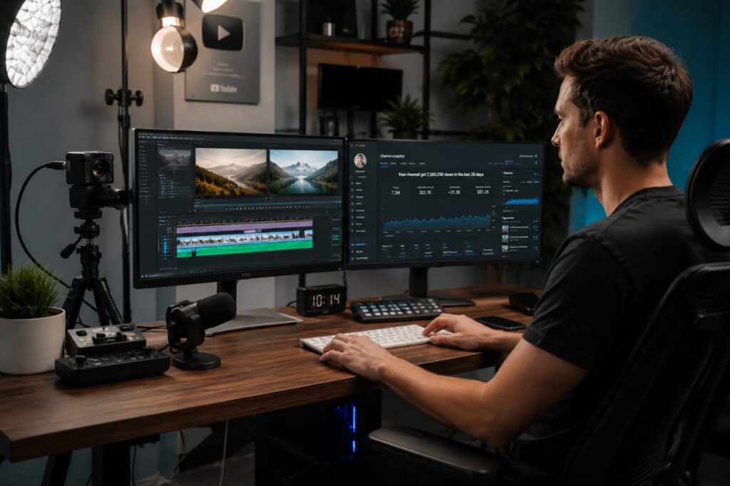 beginner video editing software for youtube