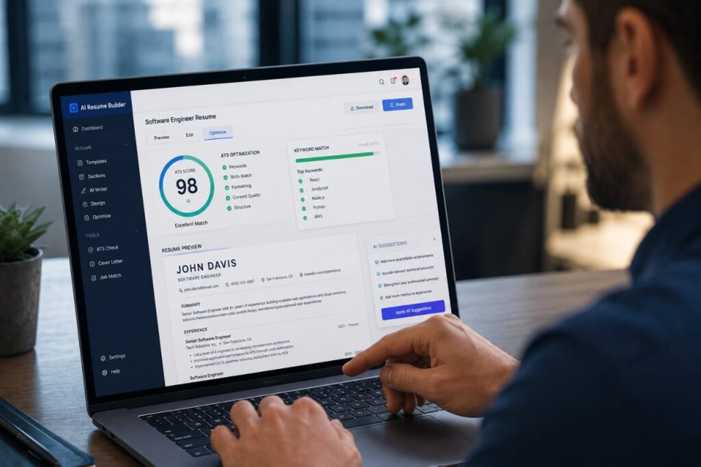 ai resume builder free