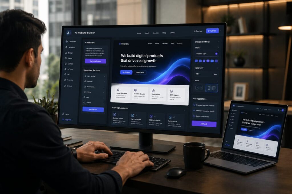 ai website builder comparison