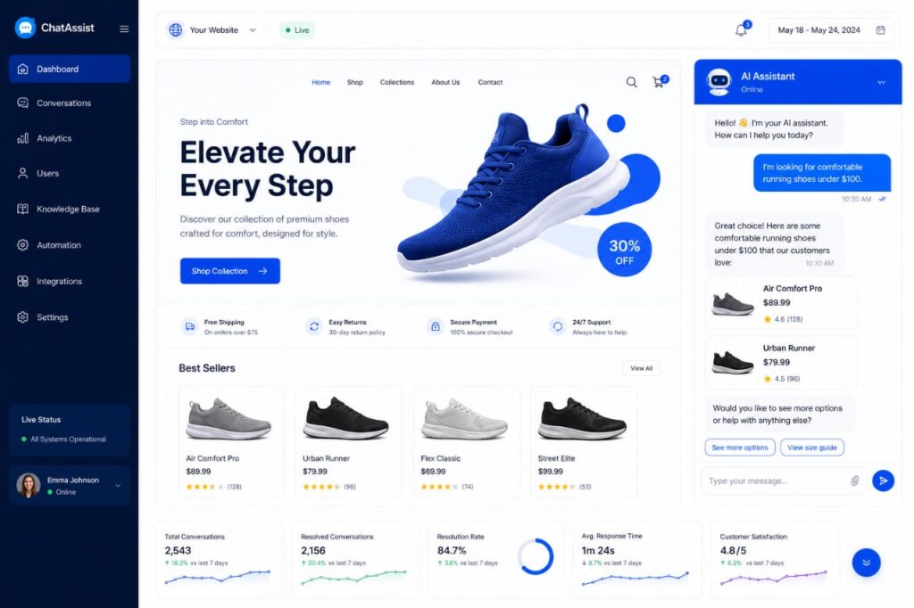 ai support chatbot software