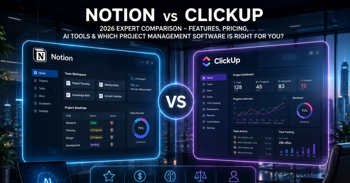 Notion vs ClickUp