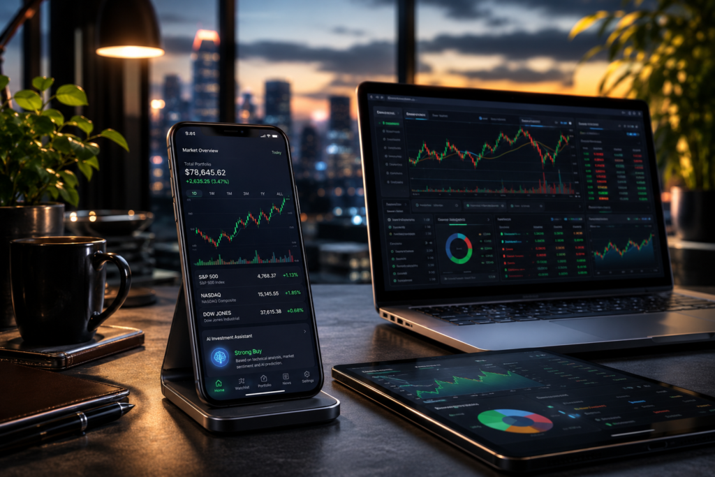 stock trading app