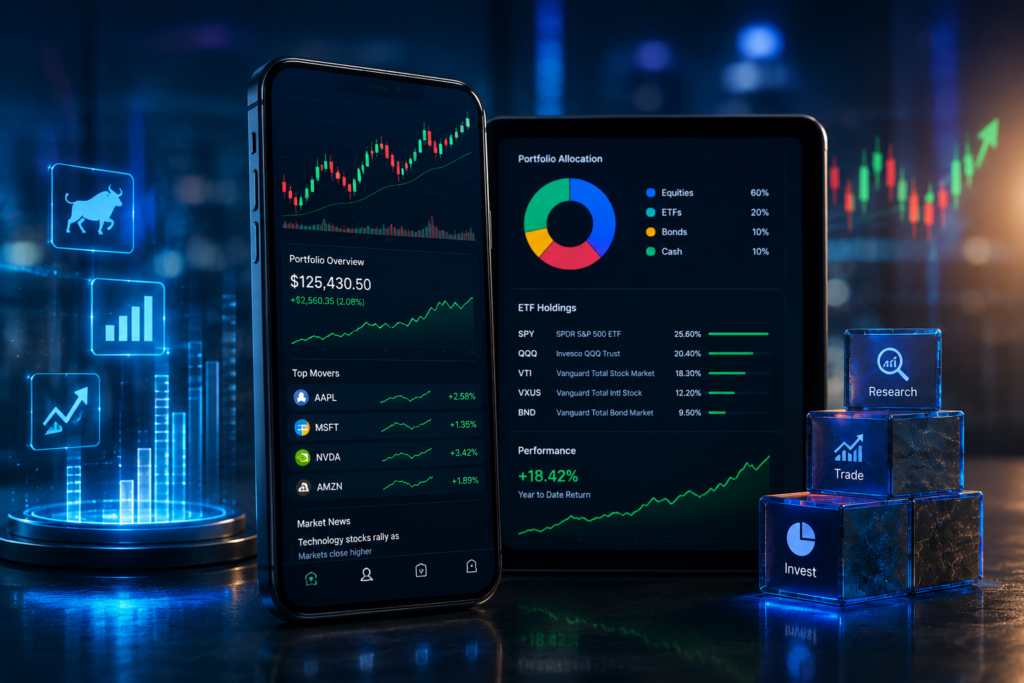 stock broker app
