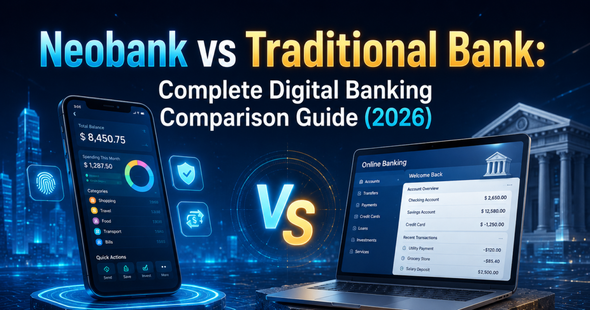 neobank vs traditional bank