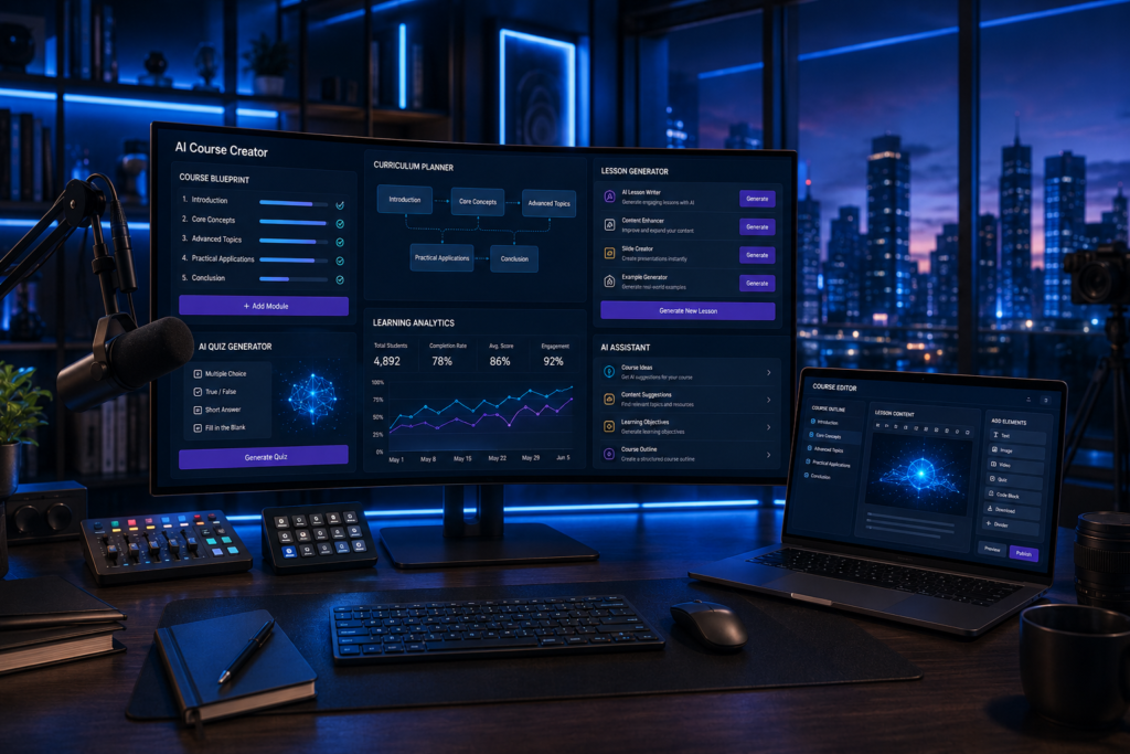 AI tools for online courses