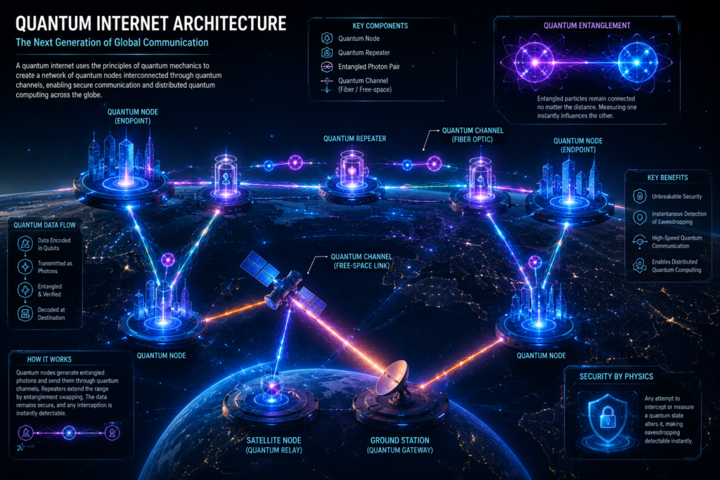 what is quantum internet