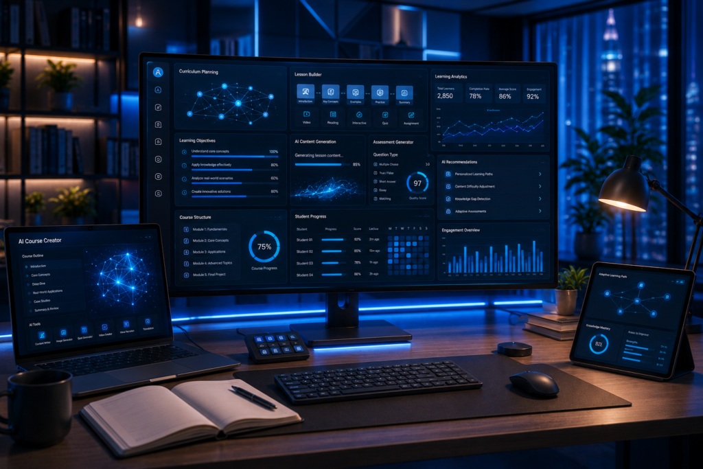 AI course generation